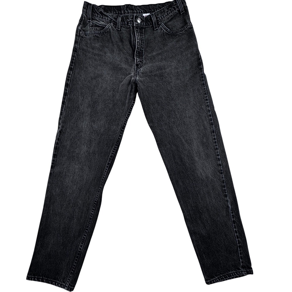 Vintage 1994 Levi's 550 Relaxed Fit BLK Jeans‎ Mens 36X32 Orange Tab Made in USA